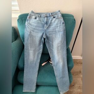 American Eagle Outfitters Light Blue Straight Leg Jeans